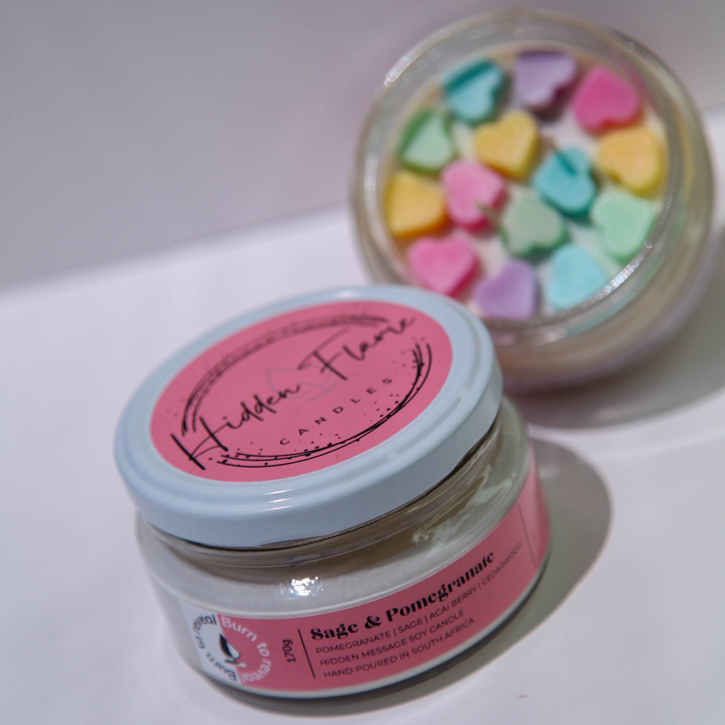 "Teach and Empower" Love Heart Candle